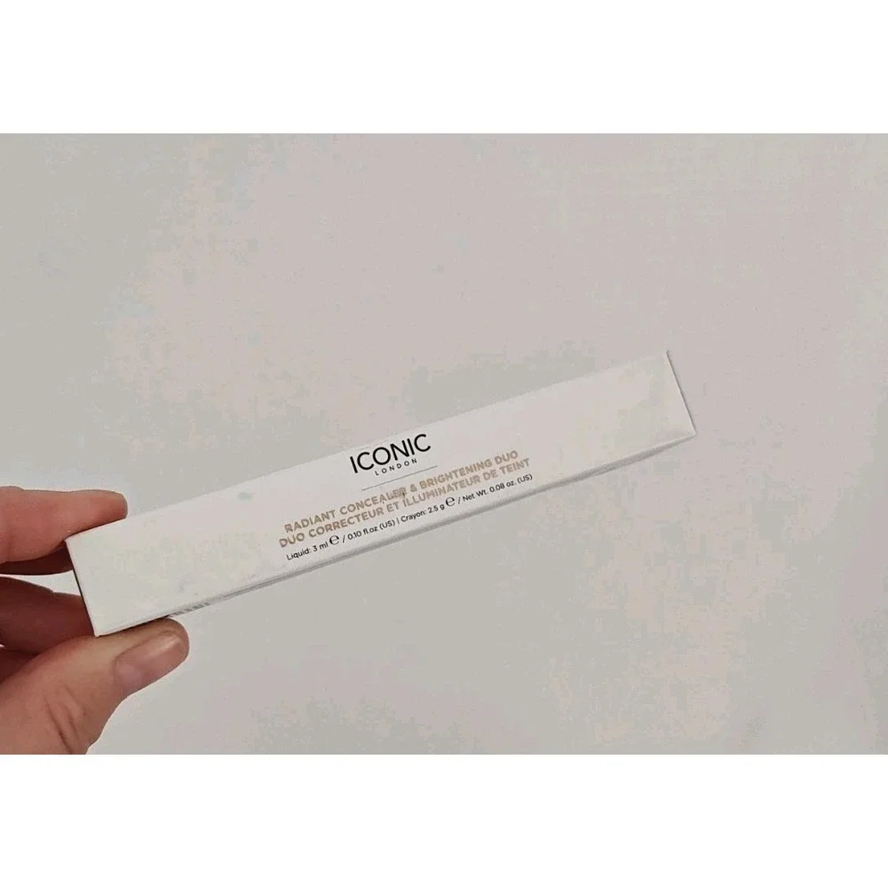 Iconic London Radiant Concealer & Brightening Duo Warm Tan Corrector New‎ In Box